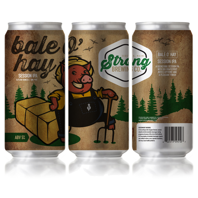 strong brewing company Bale O' Hay Beer